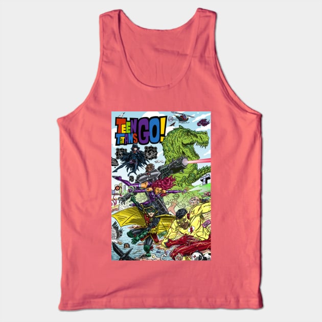 Teen Titans Go! Tank Top by Rudeman